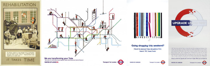 150年的伦敦地铁海报设计