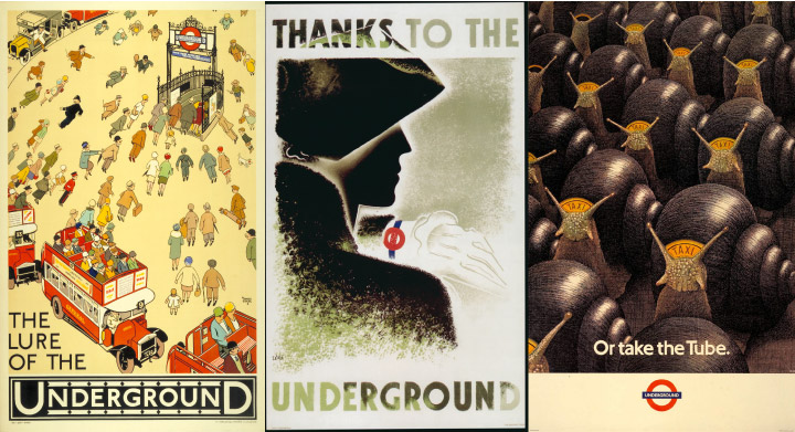 150年的伦敦地铁海报设计