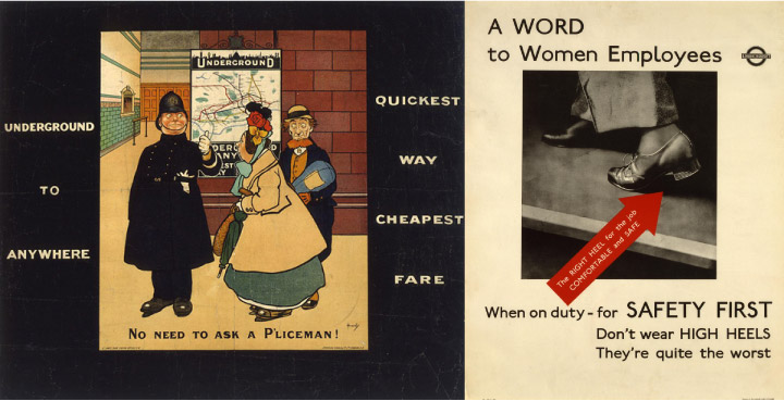 150年的伦敦地铁海报设计